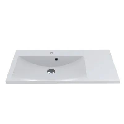 Умивальник Fancy Marble Edison 900L, білий (11690201)